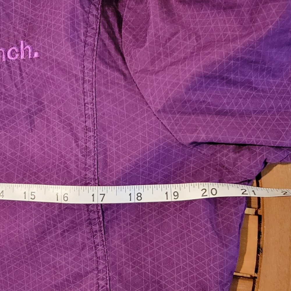 BENCH‎ URBANWEAR Barbque Winbreaker Jacket Hood Size 12 Purple - Picture 10 of 13